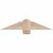 Ekena Millwork Eugene Smooth Timber Gable Bracket, Douglas Fir, 36"W x 7"H x 5 1/2"D x 5 1/2"F, 5/12 Pitch GBW036X07X0606EUG00SDF - alternate 1